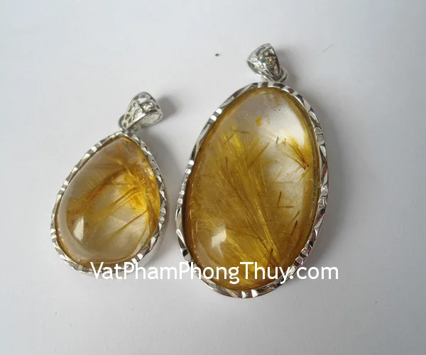 Mặt thạch anh tóc vàng S866-S2-1080